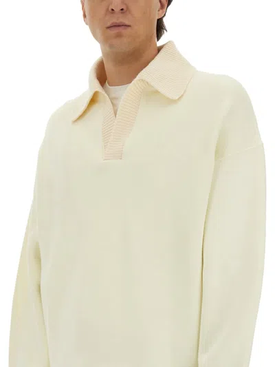 Jacquemus Ribbed Collar Long Sleeves Sweater