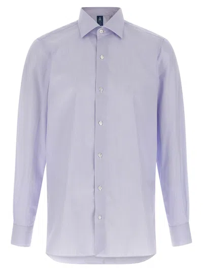 Finamore 1925 Luigi Shirt And Blouse Light Blue In Blue