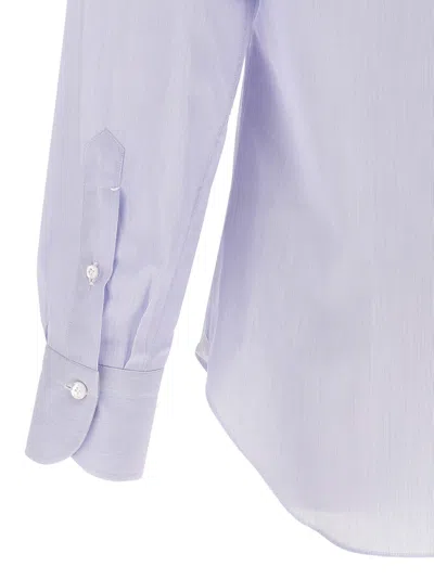 Finamore 1925 Luigi Shirt And Blouse Light Blue In Blue