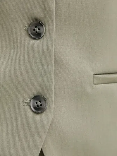 Samsoe & Samsoe Saruma Button-front Sleeveless Top In Green