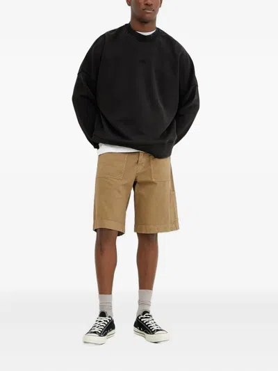 Won Hundred Embroidered-logo Sweatshirt In Black