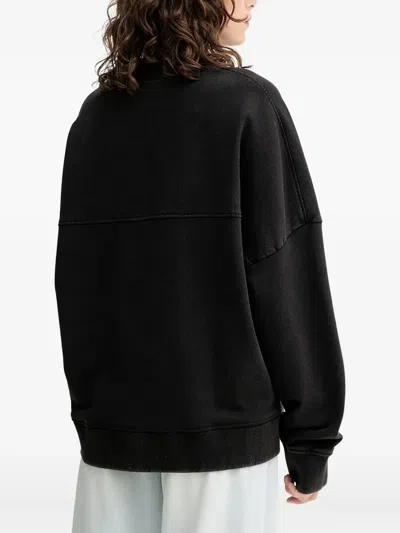 Won Hundred Embroidered-logo Sweatshirt In Black