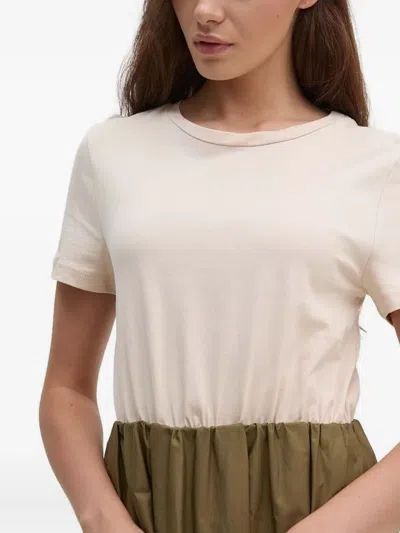 Sandro Ferrone Elasticated-waist Dress In Neutral