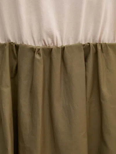 Sandro Ferrone Elasticated-waist Dress In Neutral