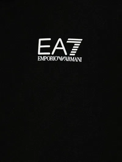 Ea7 Logo-print Tracksuit In Black