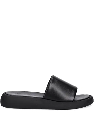 Copenhagen Leather Sandals In Black