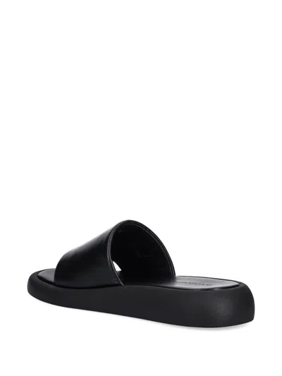 Copenhagen Leather Sandals In Black