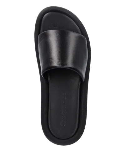 Copenhagen Leather Sandals In Black