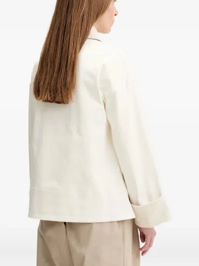 Barbour Abbey Corduroy-collar Jacket In Neutral