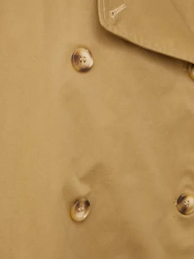 Lovechild Double-breasted Buttoned Jacket In Brown