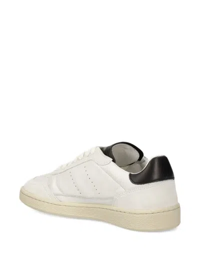 Copenhagen Leather Panelled Lace-up Sneakers In White