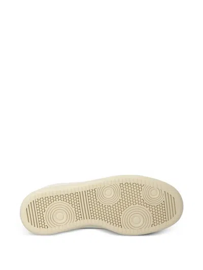 Copenhagen Leather Panelled Lace-up Sneakers In White