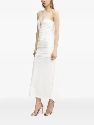 Bardot Elvira Strapless Maxi Dress In White