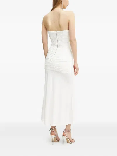 Bardot Elvira Strapless Maxi Dress In White