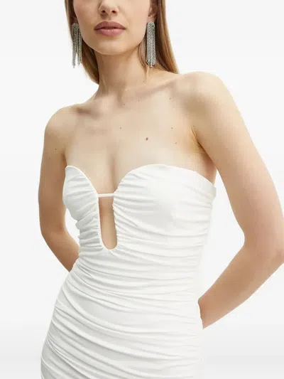 Bardot Elvira Strapless Maxi Dress In White