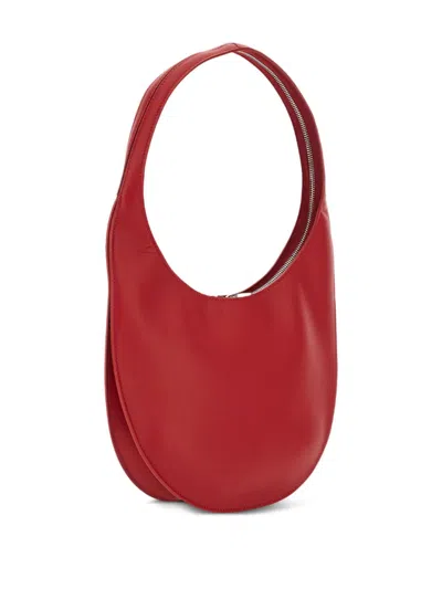 Coperni Logo Detailed Medium Soft Tote Bag In Red