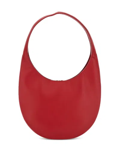 Coperni Logo Detailed Medium Soft Tote Bag In Red