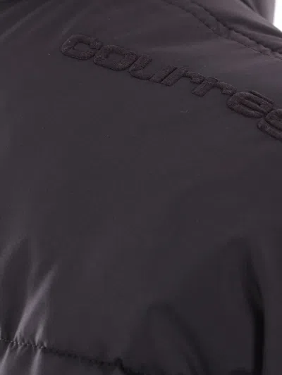 Courrèges Courreges Woman Puffer Black Size M Viscose, Polyurethane, Elastane, Polyamide