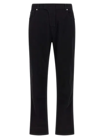 Balmain Vintage Black Denim Pants With Classic Five-pocket Design