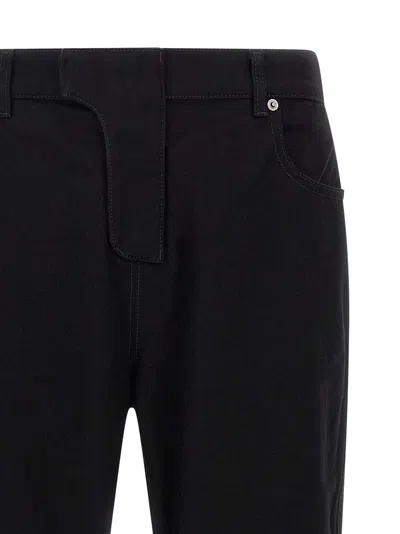Balmain Vintage Black Denim Pants With Classic Five-pocket Design