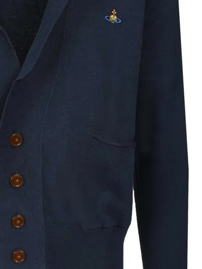 Vivienne Westwood Samuel Cardigan Knitwear Blue In Blue
