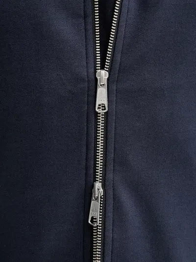 Les Deux Zip-front Jacket In Blue