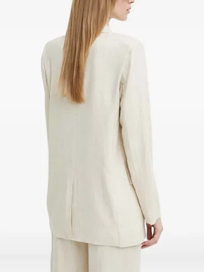 Bruuns Bazaar Single-button Blazer In White