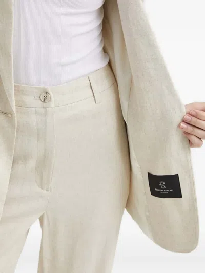 Bruuns Bazaar Single-button Blazer In White