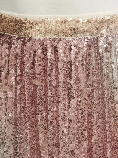 Silvian Heach Sequin Pleated Midi Skirt In Pink