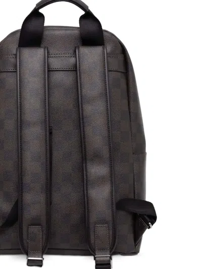 Joop Check-pattern Backpack In Brown