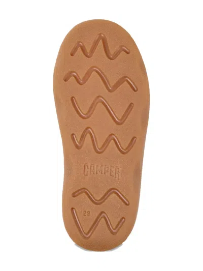 Camper Leather Lace-up Ankle Boots In Brown