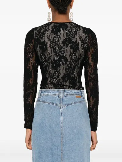 Zimmermann Body Lace Black In Black
