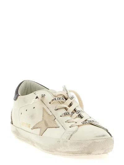 Golden Goose 20mm Super-star Leather Sneakers In White