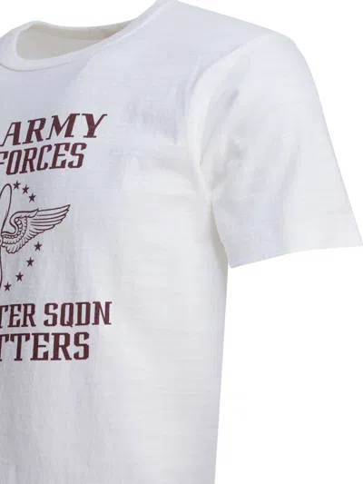 Buzz Rickson's White Cotton T-shirt In White