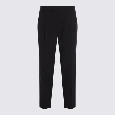 Brunello Cucinelli Tailored Trousers With Belt Loops And Side Pockets In Black