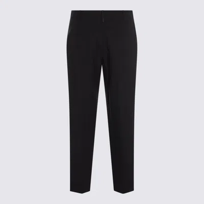 Brunello Cucinelli Tailored Trousers With Belt Loops And Side Pockets In Black