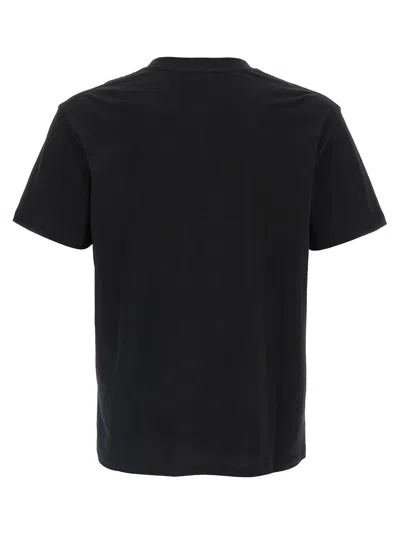 Valentino Cotton T-shirt With Vlogo Patch In Black