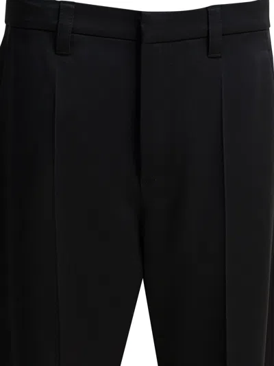 Brunello Cucinelli Tailored Trousers With Wide Leg In Black