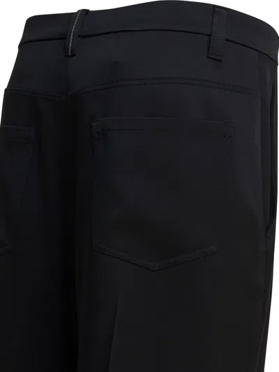 Brunello Cucinelli Tailored Trousers With Wide Leg In Black
