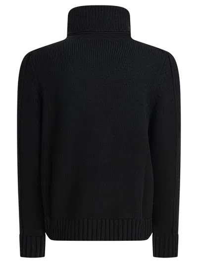 Tom Ford Merino Wool Zip Through Kzl018ymw099 Lb999 In Black