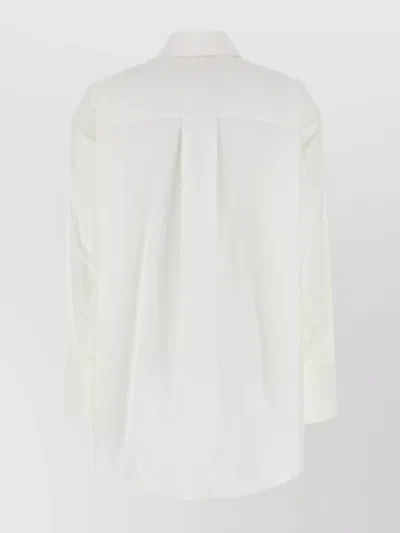 Loewe Oversize Poplin Shirt Cuffed Sleeves In Multi