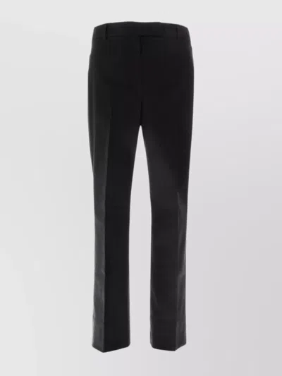 Max Mara Felice Trousers With Back And Side Pockets In Black