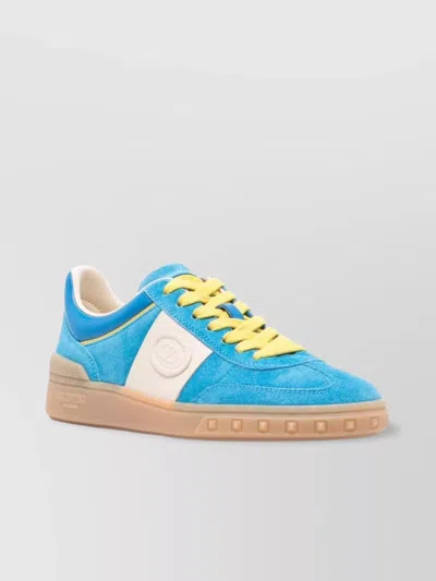 Valentino Garavani Upvillage Leather Sneakers In Multi