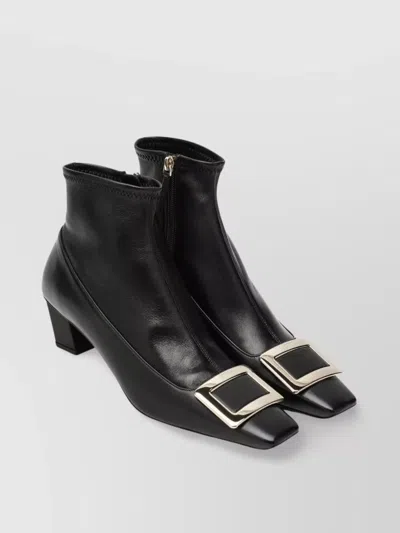 Roger Vivier Beautiful Vivier Ankle Boots In Black