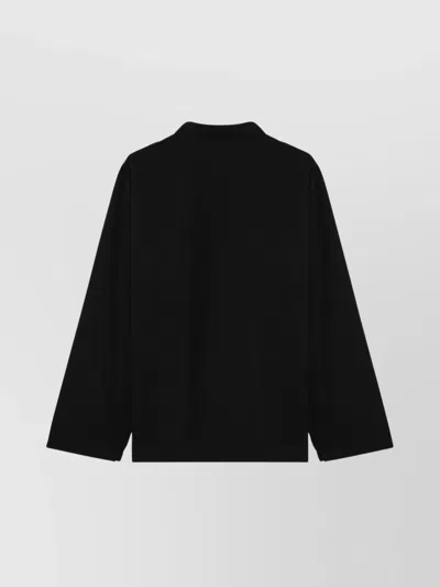 Tekla Black Pyjama Shirt In Black