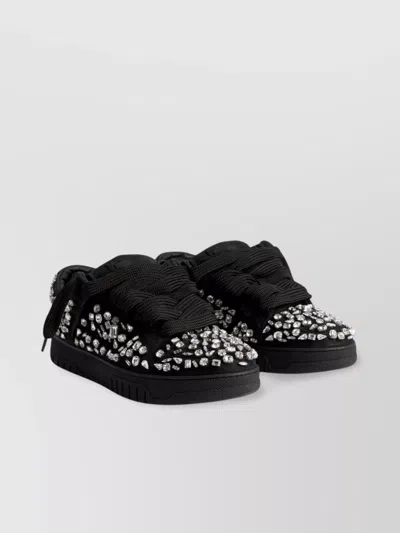 1989 Studio Skate Crystal Embellished Sneakers In Black