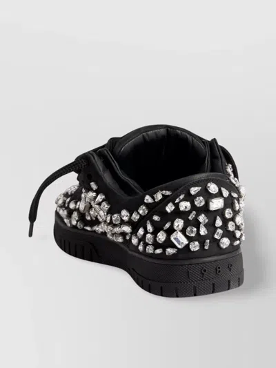 1989 Studio Skate Crystal Embellished Sneakers In Black