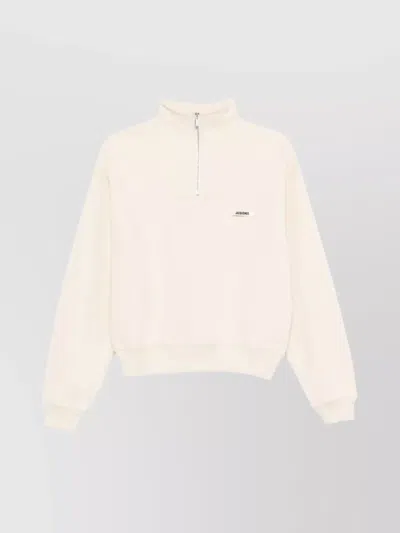 Jacquemus Le Camionneur Grosgrain Sweatshirt In Neutral