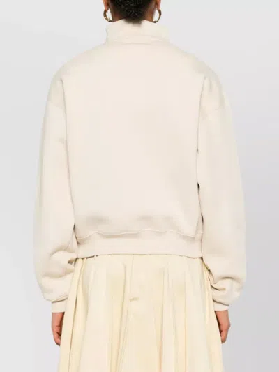 Jacquemus Le Camionneur Grosgrain Sweatshirt In Neutral