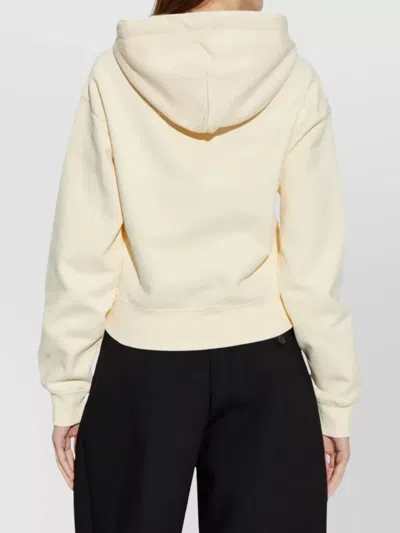 Jacquemus Cotton Hoodie In Neutral